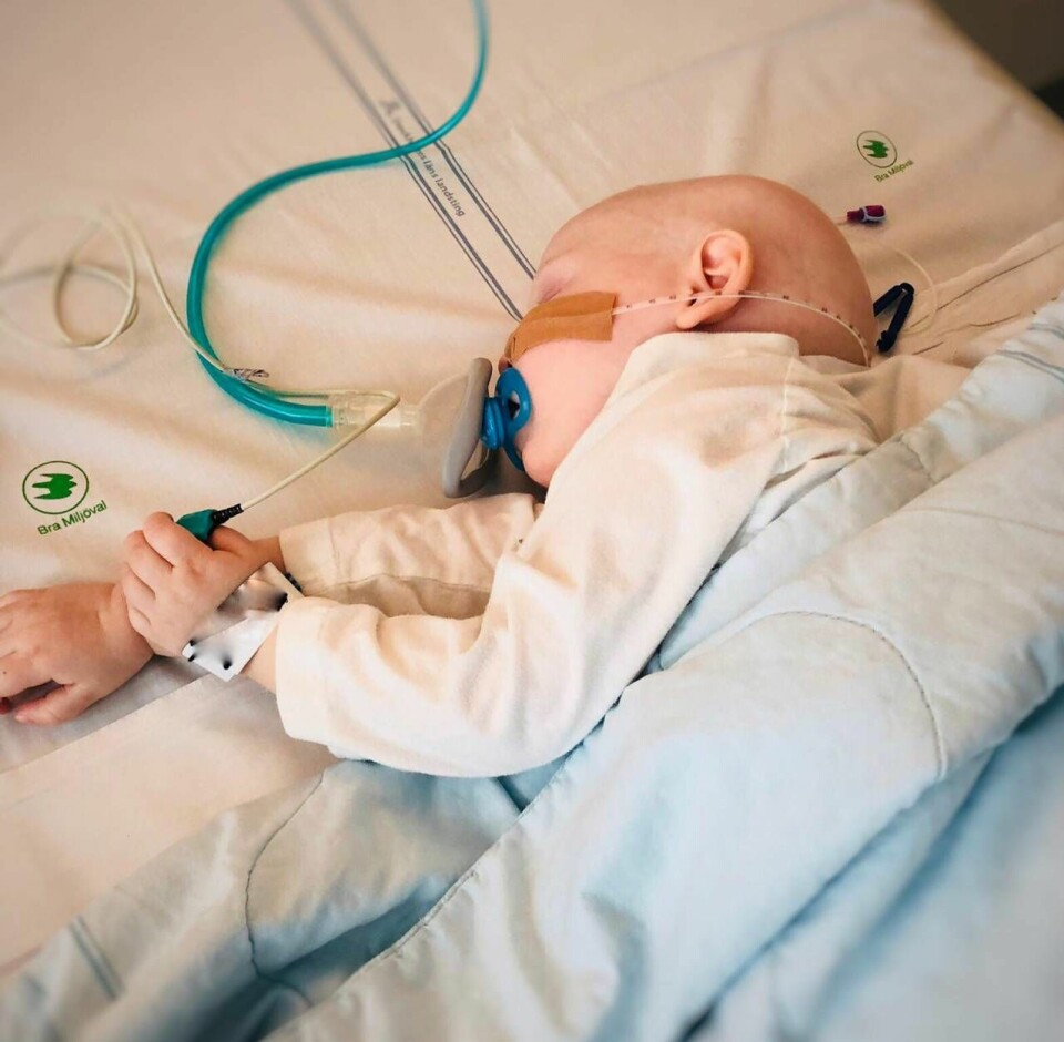 Leukemin har varit kämpig för den lille pojken. Foto: Privat Leukemin har varit kämpig för den lille pojken. Foto: Privat