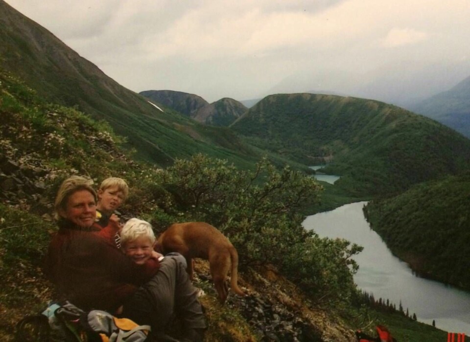 I Alaska var Irene främst hemma med barnen. Foto: Privat I Alaska var Irene främst hemma med barnen. Foto: Privat