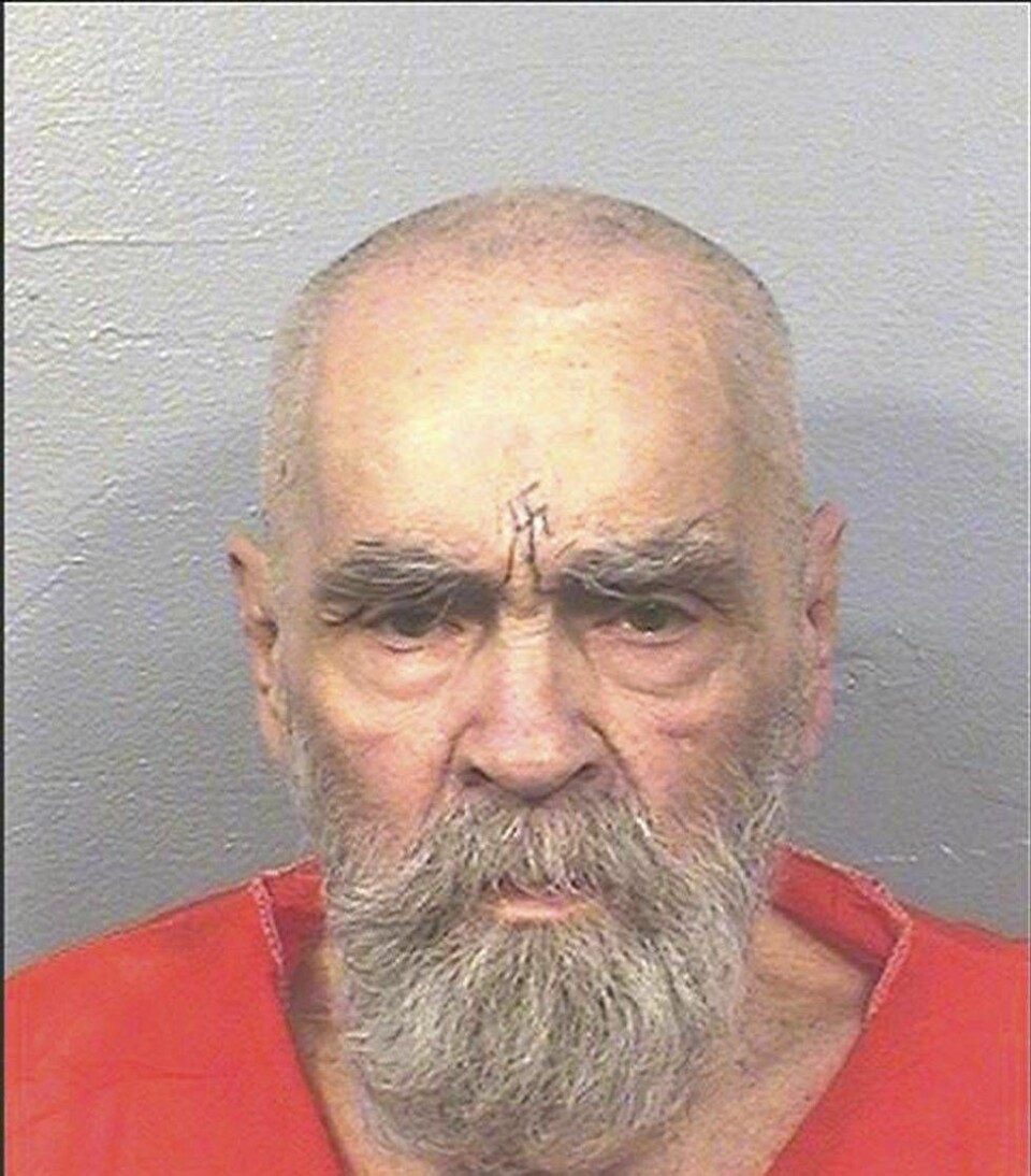 Charles Manson, 82, ett par månader innan han dog 2017. Charles Manson, 82, ett par månader innan han dog 2017.