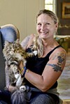 På Instagramkontot Tilltufsade polisen kan du följa Jennys liv, både privat och på jobbet. Foto: Joi Grinde