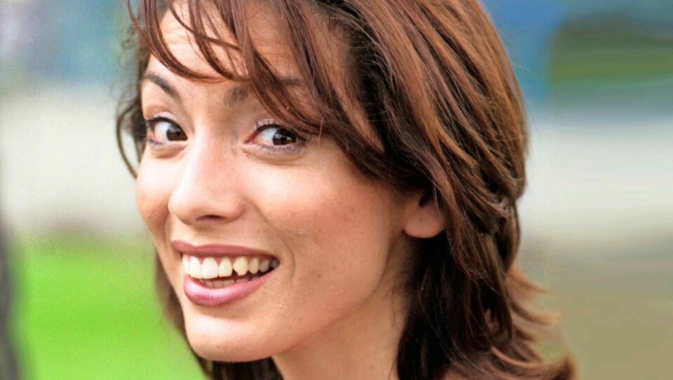 Alexandra Pascalidou sommarpratade 1998. Ett program som skapade debatt. Foto: TT Alexandra Pascalidou sommarpratade 1998. Ett program som skapade debatt. Foto: TT