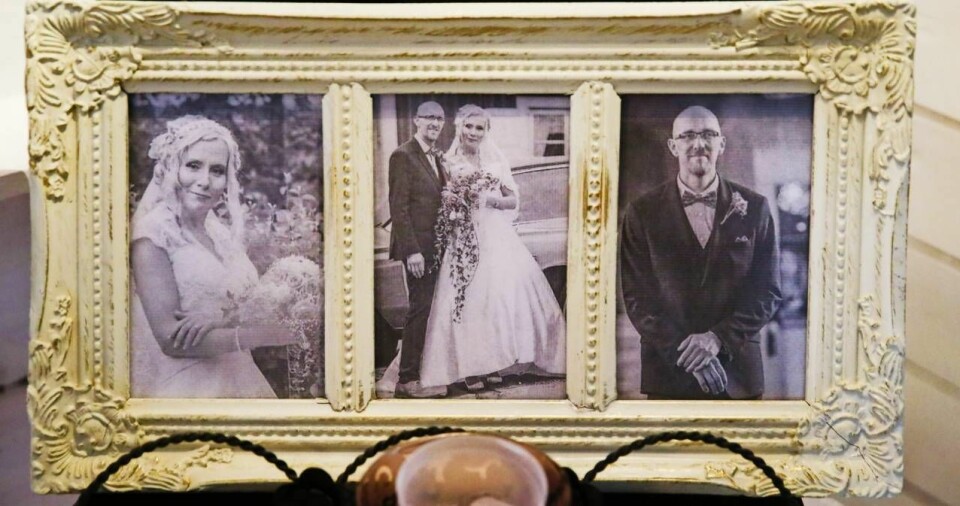 Hanna och Magnus gifte sig 2016. Det var kärlek vid första ögonkastet. Foto: Petra Älvstrand Hanna och Magnus gifte sig 2016. Det var kärlek vid första ögonkastet. Foto: Petra Älvstrand