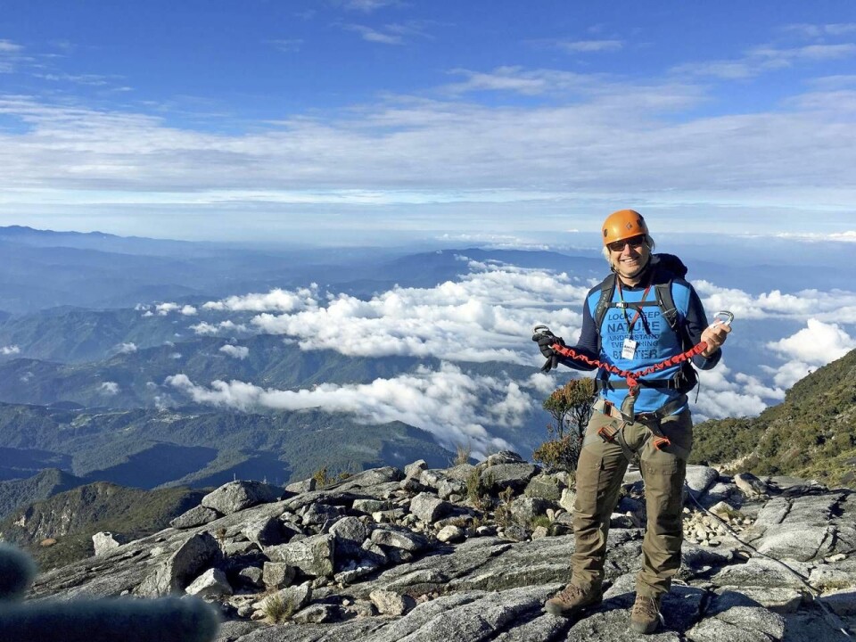 Nicklas ovan molnen på Borneo. Nicklas ovan molnen på Borneo.