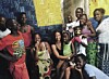 Det blågula huset i Liberia, som byggts tack vare en insamling, kallas för The Swedish Embassy.