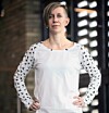 Hanna Söderlund, humorforskare vid Umeå Universitet.