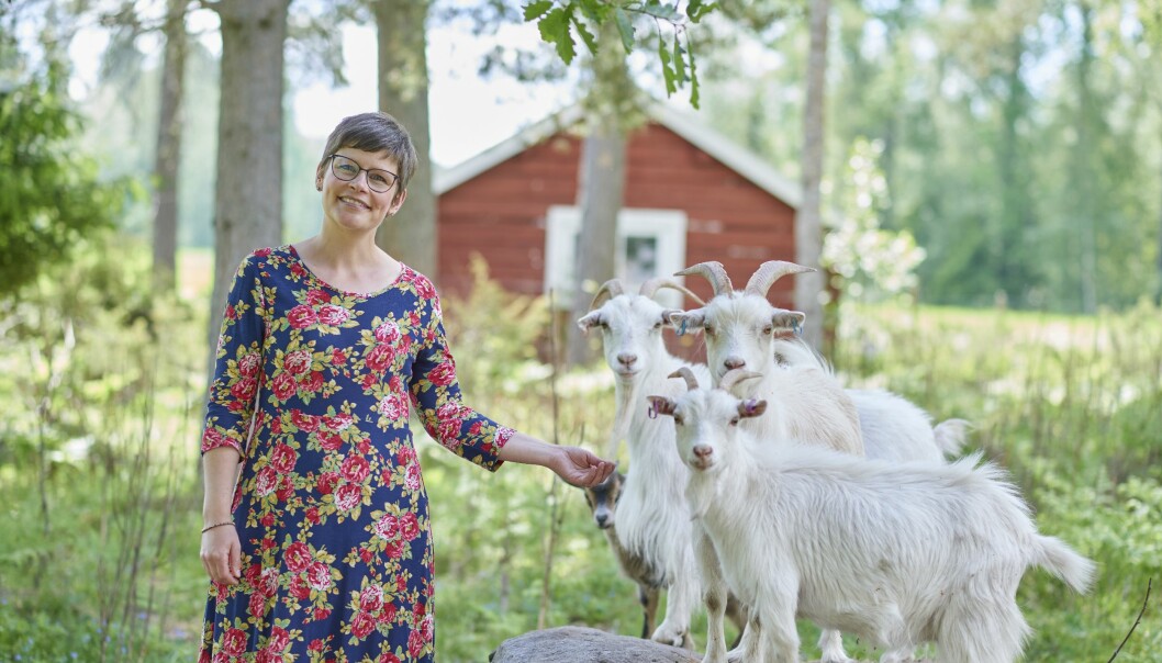 I dag känner sig Johanna, som bor på en gård i Hälsingland, mer självklar och trygg i sitt sammanhang som trebarnsmamma och maka. Johanna Bergström bor på en gård i Hälsingland.
