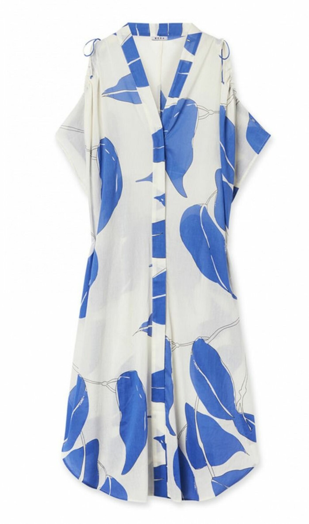 Blåmönstrad kaftan från Wera/Åhléns
