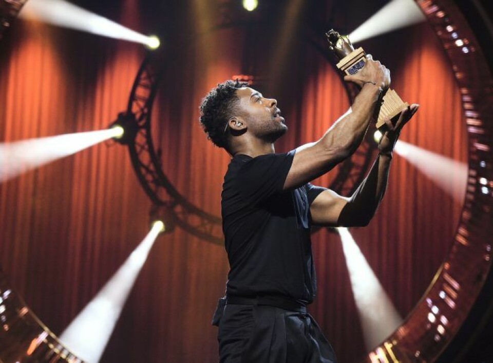 John Lundvik under Melodifestivalen 2019. John Lundvik under Melodifestivalen 2019.