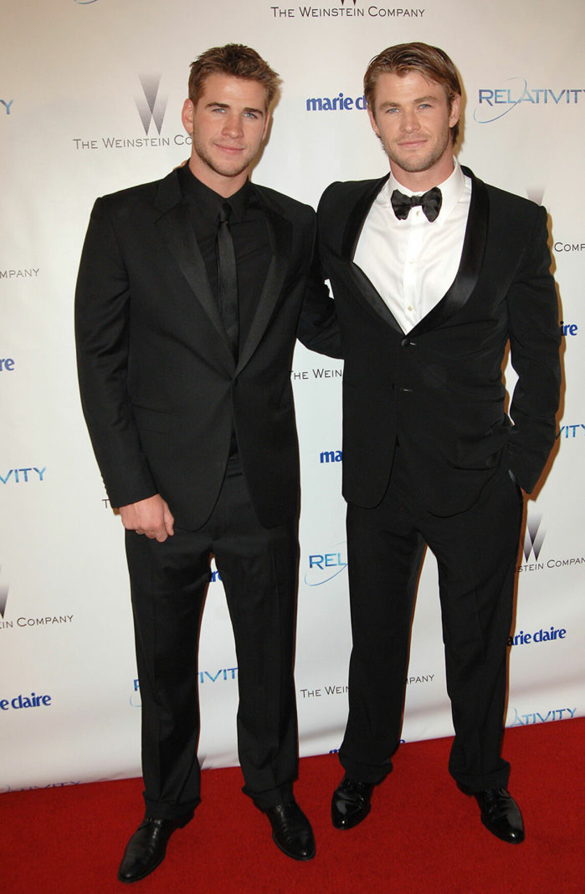 Liam och Chris Hemsworth på Golden Globe Awards, 2011. Liam och Chris Hemsworth på Golden Globe Awards, 2011.