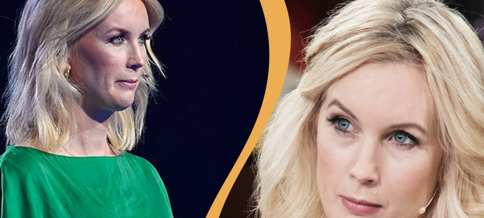 Jenny Strömstedts första ord efter kollapsen i direktsändning
