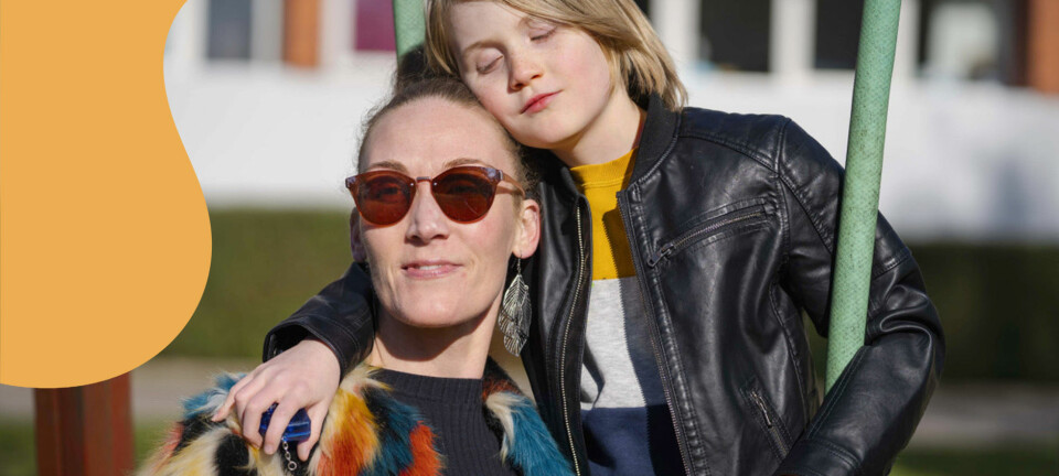 Christina: Min son kommer att bli blind precis som jag