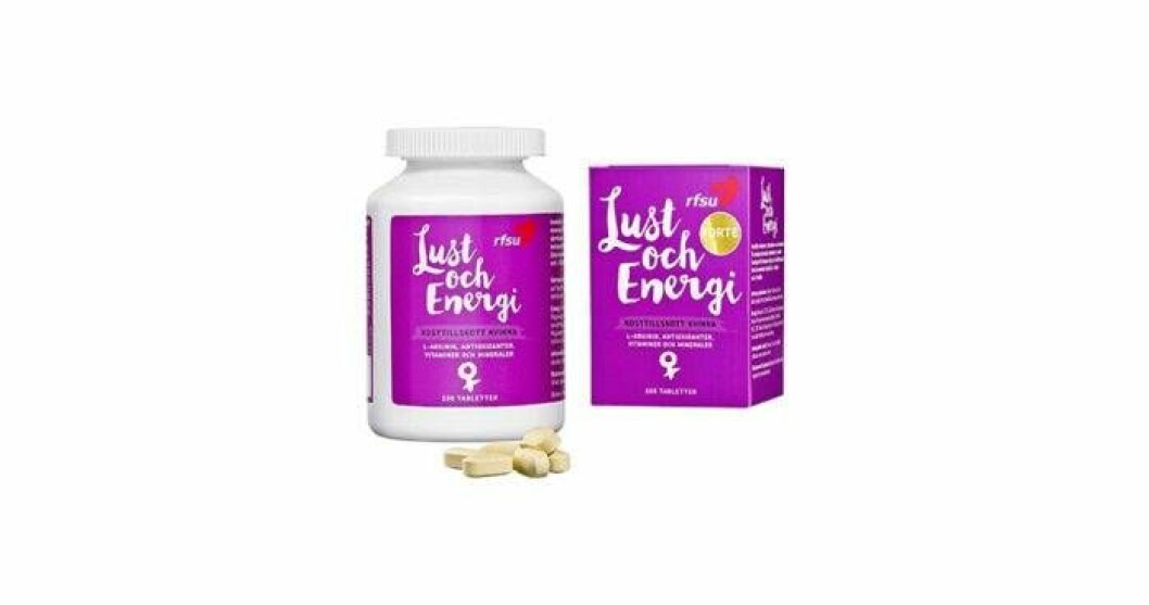 Lust och energi kosttillskott