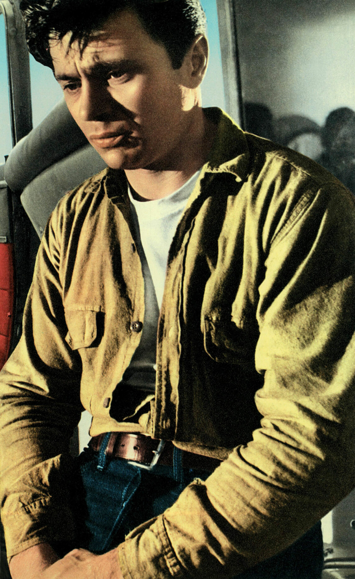 Skådespelaren Robert Blake i rollen som ung mördare i Med kallt blod 1967. Skådespelaren Robert Blake i rollen som ung mördare i Med kallt blod 1967.