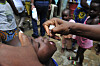 Tack vare stora insatser med vaccinering har polio nu utrotats i Afrika.