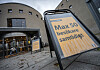 Max 50 besökare får vistas samtidigt inne på Malmö stadsbibliotek.