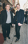 Allan Svensson tillsammans med sonen Daniel år 1999.