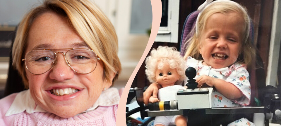 Louise föddes med nästan alla ben sin kropp krossade