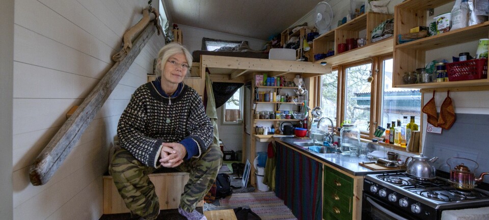 Kim bor i ett minihus: Många skulle må bra av att bo så här