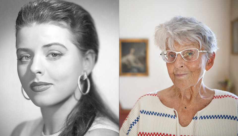 Yvonne Lombard 1952 och 2019. Yvonne Lombard 1952 och 2019.