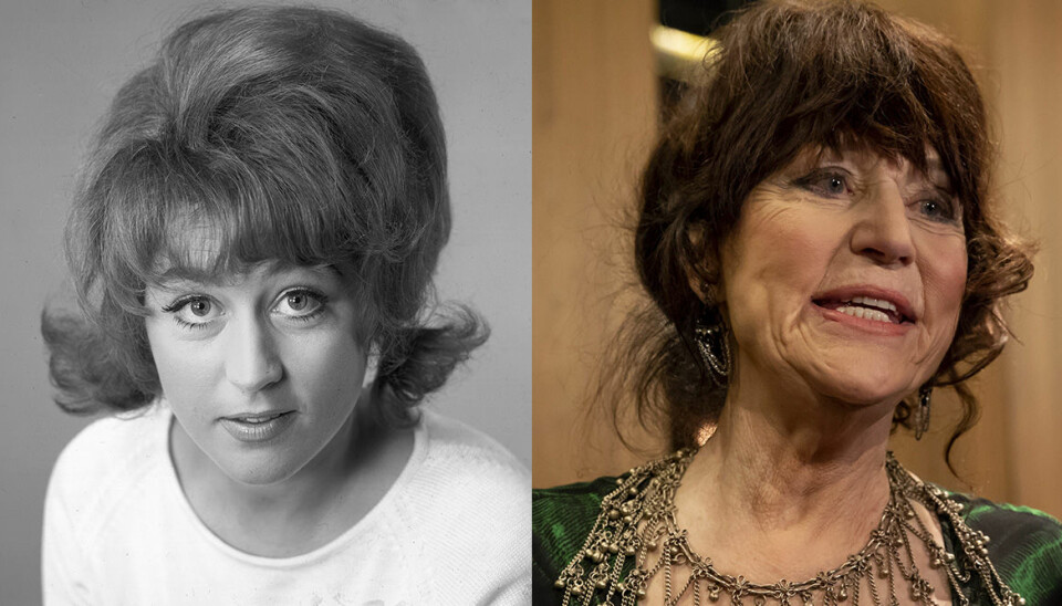 Birgitta Andersson 1964 och 2018. Birgitta Andersson 1964 och 2018.