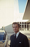 Kung Carl Gustaf som ung.