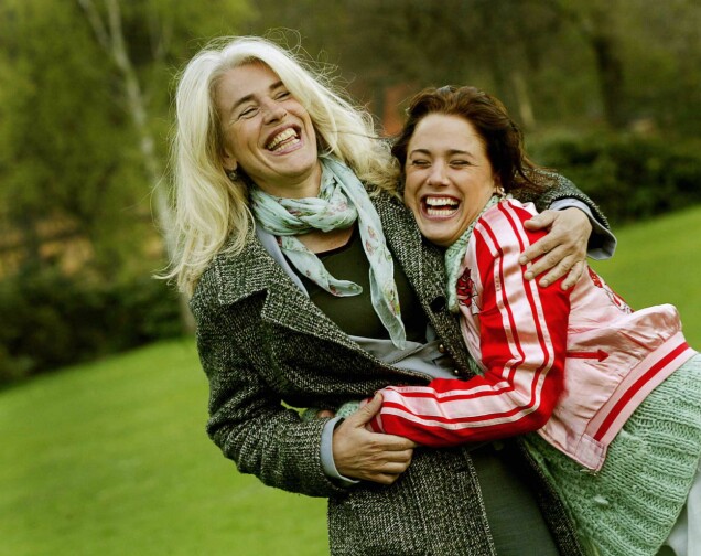 Ewa Fröling och dottern Tilde. Ewa Fröling och dottern Tilde.