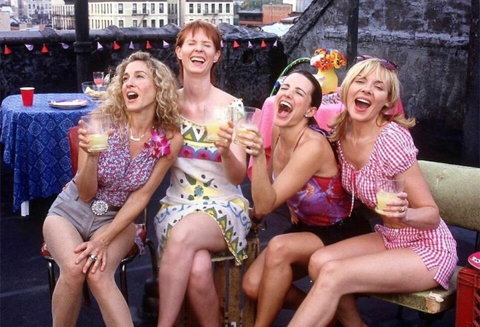 Vännerna i Sex and the city har sällan en tråkig stund tillsammans. Vännerna i Sex and the city har sällan en tråkig stund tillsammans.