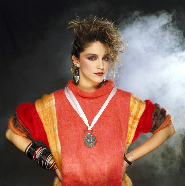 Madonna var inte rädd för färg. Madonna var inte rädd för färg.