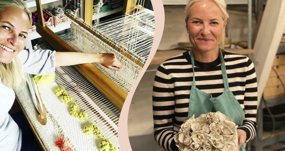 Här visar Mette-Marit upp sina kreativa sidor: ”Mitt sätt att hitta lugnet”