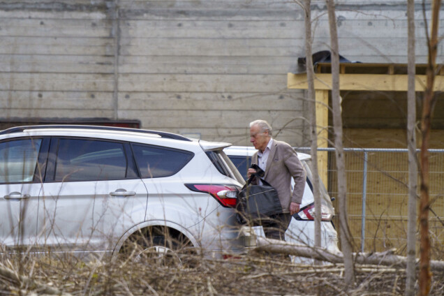 Tom Hagen på arbetet i april 2021. Ett år efter att han greps av polis. Tom Hagen på arbetet i april 2021. Ett år efter att han greps av polis.