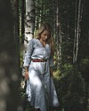 Christine Kjaer älskar livet i den vackra norrländska naturen.