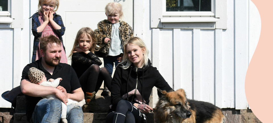 Natalie, 26, har redan fem barn: ” Vi har pratat om ett sjätte”