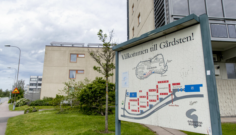 Stadsdelen Gårdsten i nordöstra Göteborg betraktas inte längre som särskilt utsatt område. Stadsdelen Gårdsten i nordöstra Göteborg betraktas inte längre som särskilt utsatt område.