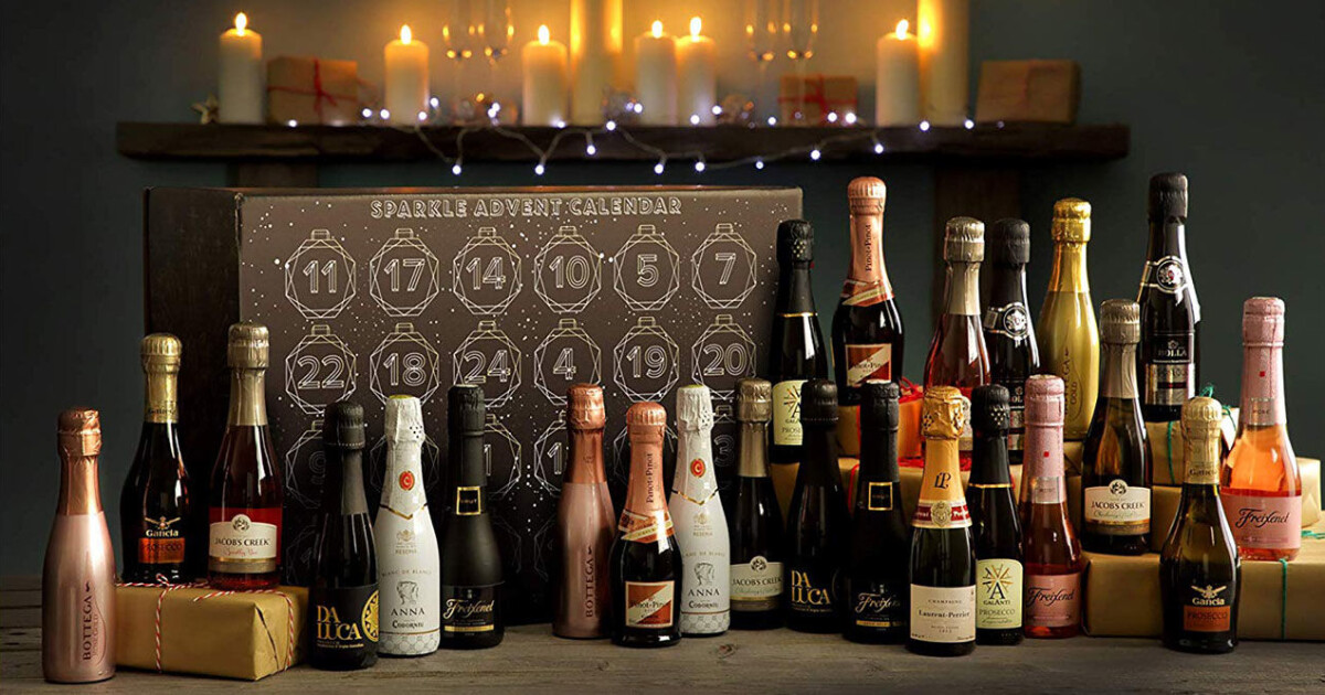 Adventskalender Med Sm Flaskor Prosecco Och Cava Femina adventskalender-med-sm-flaskor-prosecco-och-cava-femina