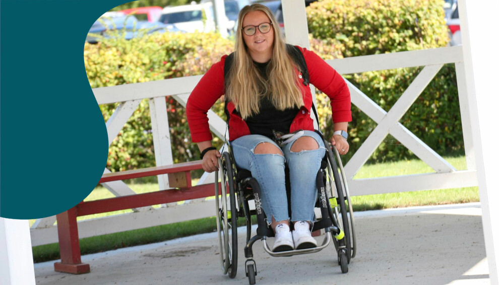Rullstolen hindrar inte Elina Waldén från att leva ett aktivt liv. Idrotten har alltid varit viktig och i somras bärgade hon SM-medaljer. Rullstolen hindrar inte Elina Waldén från att leva ett aktivt liv. Idrotten har alltid varit viktig och i somras bärgade hon SM-medaljer.