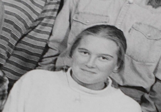 Och så här såg Karin ut i skolkatalogen. Och så här såg Karin ut i skolkatalogen.