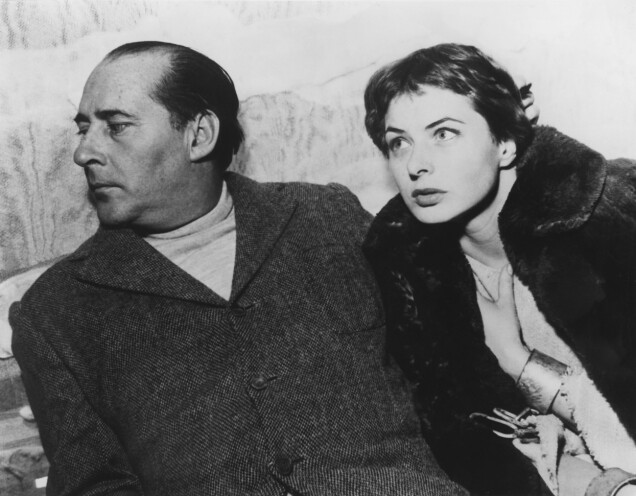 Ingrid Bergman och Roberto. Ingrid Bergman och Roberto.