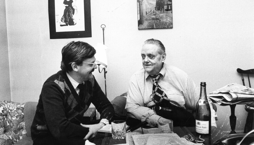 Johnny Boide i samtal med Ingmar Norlén som skrivit Jakten på Johnny Bode-skandalernas man. Johnny Boide i samtal med Ingmar Norlén som skrivit Jakten på Johnny Bode-skandalernas man.