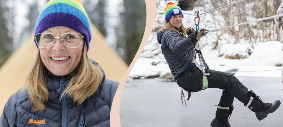 Susanne lämnade ekorrhjulet och flyttade ut till en öde ö i älven