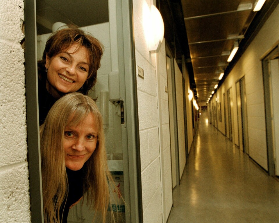 Suzanne Reuter och Ulla Skoog när det begav sig. Suzanne Reuter och Ulla Skoog när det begav sig.