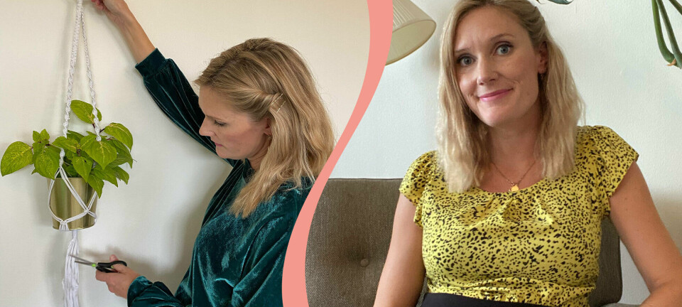 Alva skapar nytt av gammalt skräp: ”Det kan bli mycket fint”