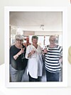 Alla tre systrarna, Margaretha, Ann-Katrin och Marianne, har också setts, hemma hos mellansyrran Marianne i Sundsvall, som inte kunde vara med vid reportagetillfället.