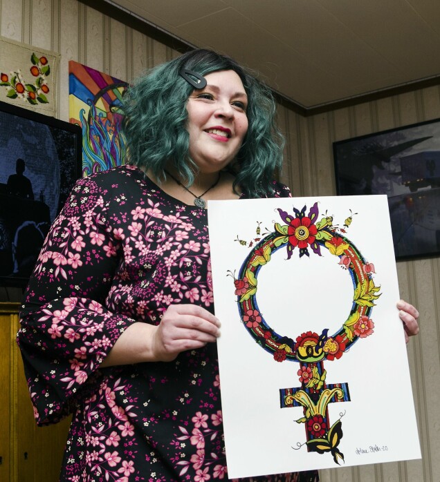 Intresset för kurbitsmåleri kommer från Arlenes farmor Elsy Larsson. Intresset för kurbitsmåleri kommer från Arlenes farmor Elsy Larsson.