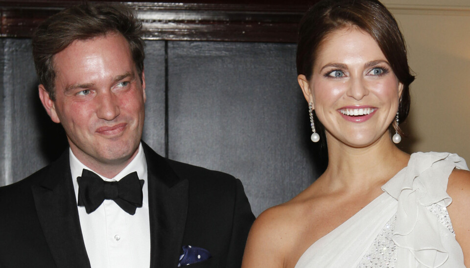 Prinsessan Madeleine och Chris O'Neill på gala tillsammans i New York 2012. Prinsessan Madeleine och Chris O'Neill på gala tillsammans i New York 2012.