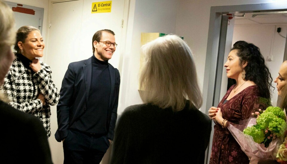 Victoria och Daniel backstage! Victoria och Daniel backstage!