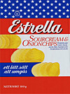 Sourcream & onion lanserades 1988. Blinkningen mot USA är tydlig i både smak och färgval