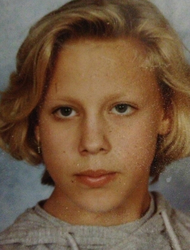 Jennie Claesson, 8 år på bilden. Jennie Claesson, 8 år på bilden.