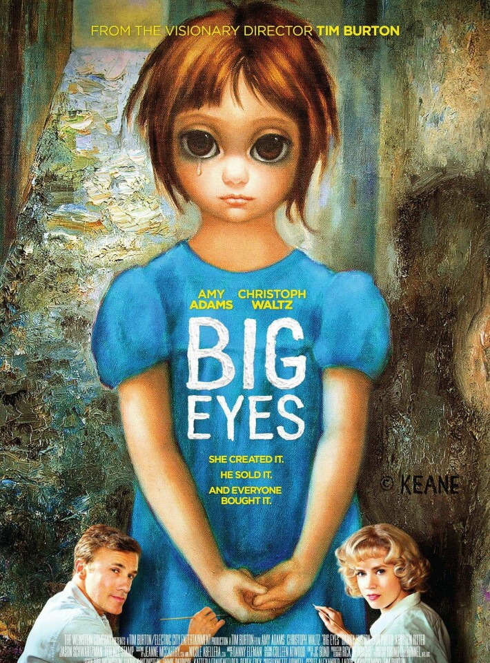 Christoph Waltz och Amy Adams som Margaret och Walter i filmen Big Eyes. Christoph Waltz och Amy Adams som Margaret och Walter i filmen Big Eyes.