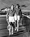 Helena Anliot och Björn Borg 1973.