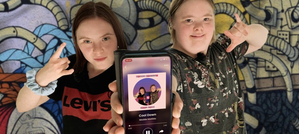 Rocka sockorna med Madde och Matilda